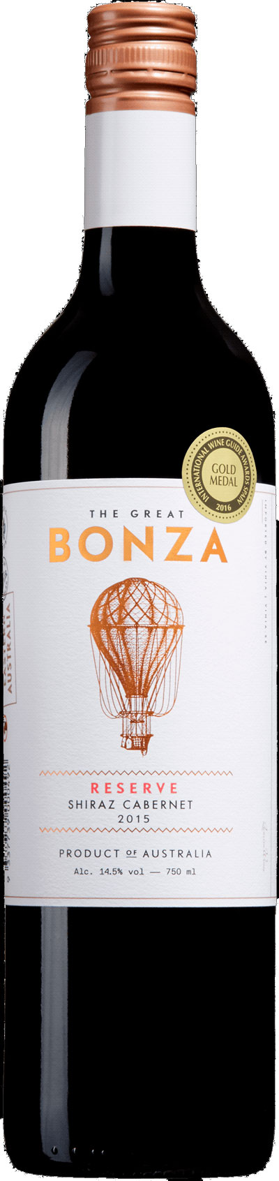 The Great Bonza Reserve Shiraz Cabernet ( Quarisa Wines ) 2015