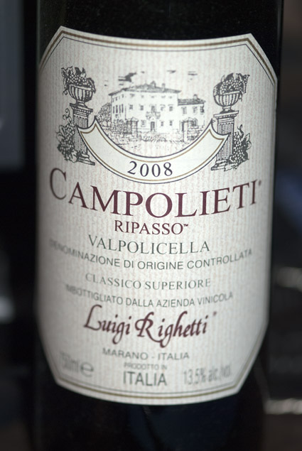 Valpolicella Ripasso Campolieti ( Luigi Righetti ) 2008