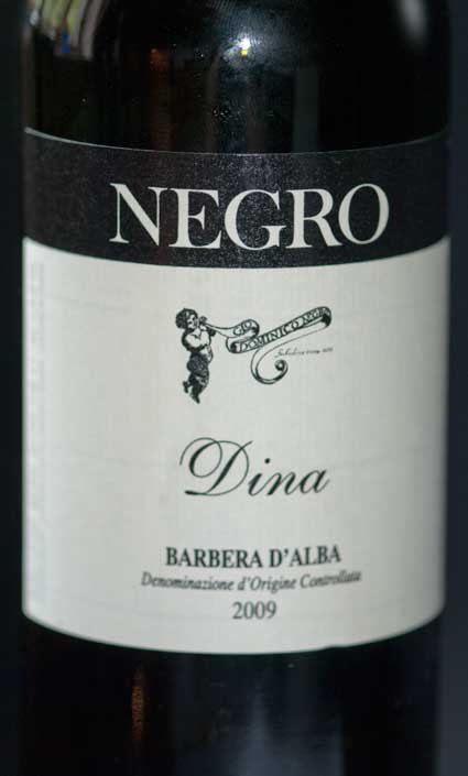 Barbera d`Alba Dina ( Angelo Negro and Figli ) 2009