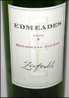 Zinfandel ( Edmeades Winery ) 2016
