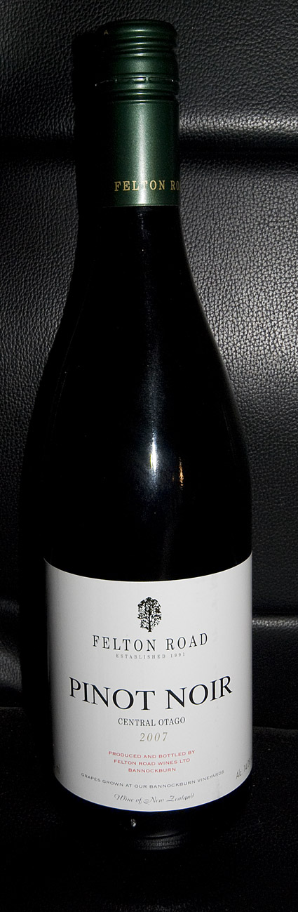 Pinot Noir Bannockburn ( Felton Road ) 2007