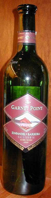 Zinfandel Barbera ( Garnet Point ) 2000