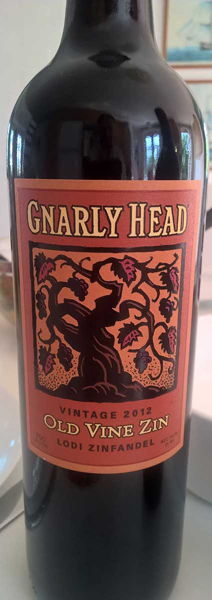 Old Vine Zin ( Gnarly Head Cellars ) 2015