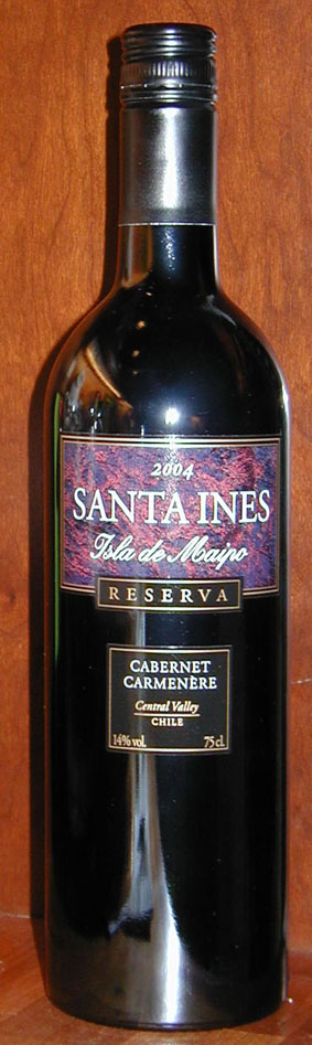 Santa Inés Cabernet Carmenère Reserva ( De Martino ) 2004
