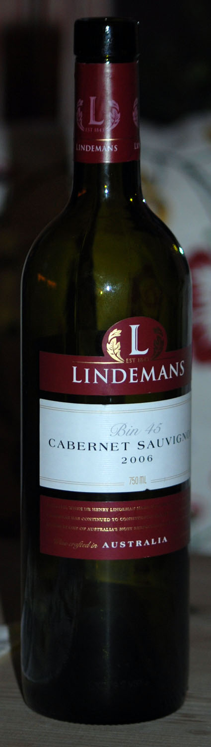 Bin 45 Cabernet Sauvignon ( Lindemans ) 2009