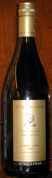 Pinot Noir Cellar Selection ( Villa Maria Estate ) 2008