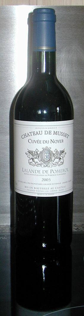 Cuvée Du Noyer ( Château de Musset ) 2003