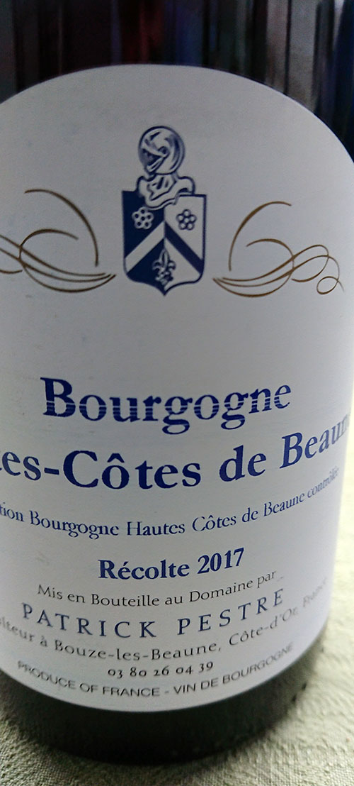 Bourgogne Rouge ( Patrick Pestre ) 2018