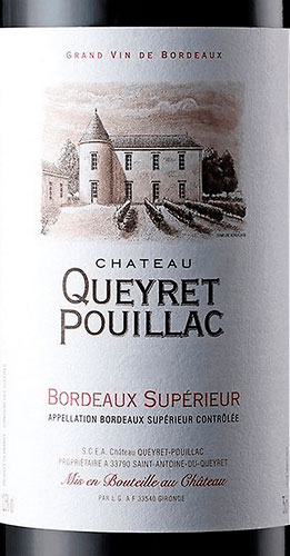 Bordeaux Superior Red ( Château Queyret Pouillac ) 2015