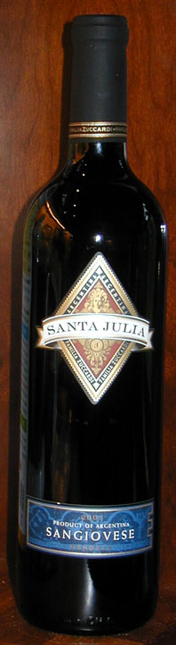 Santa Julia Sangiovese ( Zuccardi ) 2003