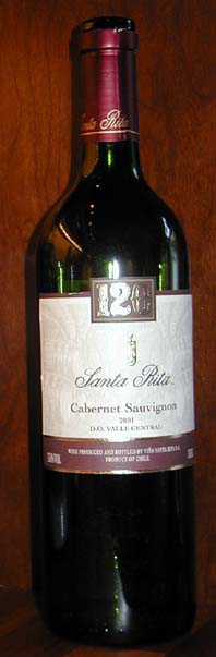 120 Cabernet Sauvignon ( Santa Rita ) 2004