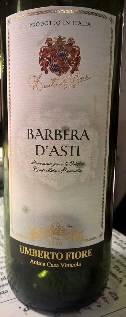 Barbera D`Asti ( Umberto Fiore ) 2011