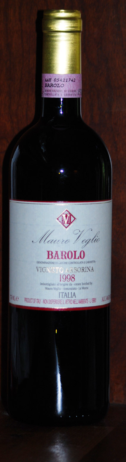 Barolo Vigneto Arborina ( Mauro Veglio ) 1998