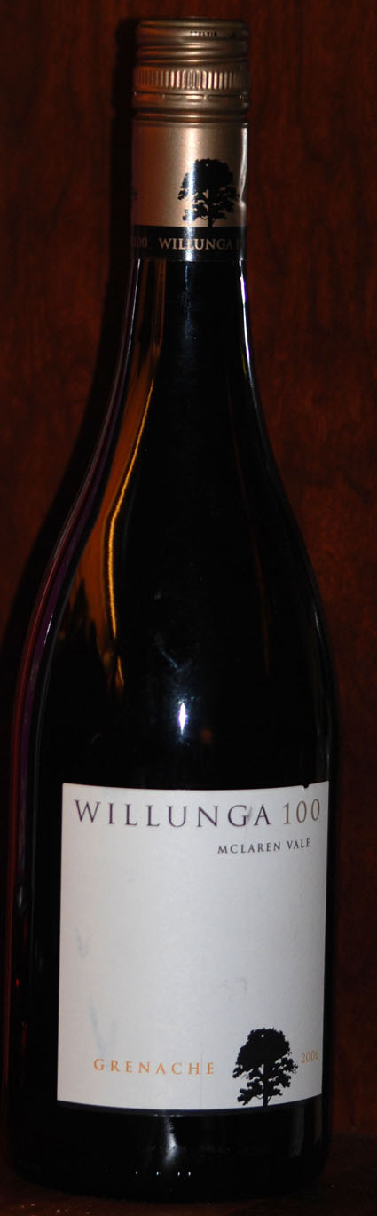 Mclaren Vale grenache ( Willunga 100 Wines ) 2006