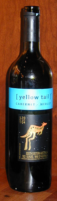 Yellow Tail Cabernet Merlot ( Casella Estate ) 2004